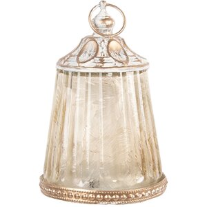 Clayre & Eef 6GL5229 Décoration LED Verre 8x12 cm
