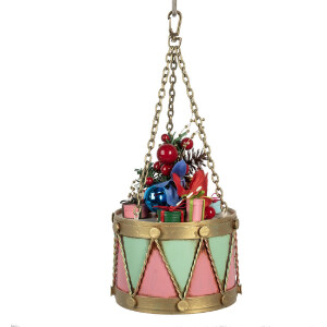 Clayre & Eef 6Y5865P Décoration Tambour Rose...