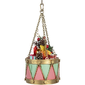 Clayre & Eef 6Y5865P Décoration Tambour Rose Ø 12x16/27 cm