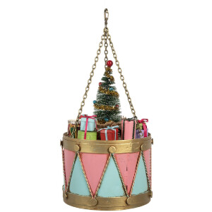 Clayre & Eef 6Y5866 Décoration Tambour Rose...