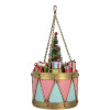 Clayre & Eef 6Y5866 Décoration Tambour Rose Bleu Ø 17x25/37 cm