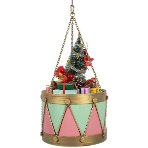 Décoration Tambour Rose Vert Clayre & Eef...