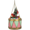 Décoration Tambour Rose Vert Clayre & Eef 6Y5867P Ø 21x34/43 cm
