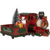 Décoration Locomotive Clayre & Eef 6Y5871 Rouge 35x16x22 cm