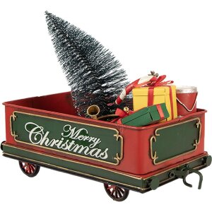 Wagon Décoration Clayre & Eef 6Y5872 31x15x25 cm Rouge