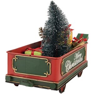 Wagon Décoration Clayre & Eef 6Y5872 31x15x25 cm Rouge