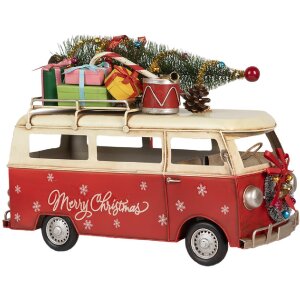 Bus Décoratif 6Y5873 Clayre & Eef Rouge Beige