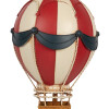 Décoration Montgolfière Ø 26x42 cm Rouge & Beige Clayre & Eef