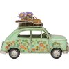Clayre & Eef Voiture Décorative Verte 26x12x18 cm
