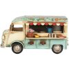 Décoration Foodtruck Beige Bleu Clayre & Eef 26x14x14 cm