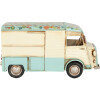 Décoration Foodtruck Beige Bleu Clayre & Eef 26x14x14 cm