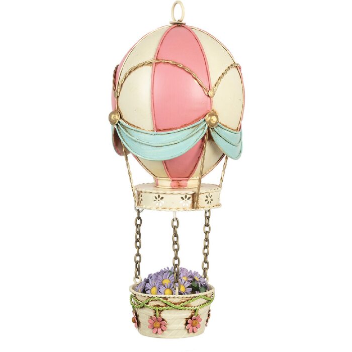 Décoration Montgolfière Rose Beige Clayre & Eef 6Y5878