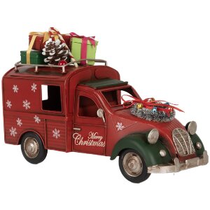 Décoration Voiture Rouge Clayre & Eef 26x11x17 cm