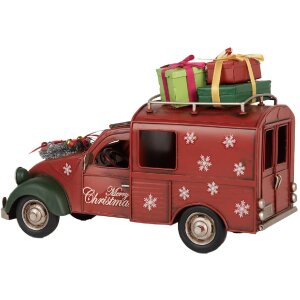 Décoration Voiture Rouge Clayre & Eef 26x11x17 cm