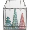 Serre Miniature Décorative Clayre & Eef 35x15x46 cm Noir Transparent