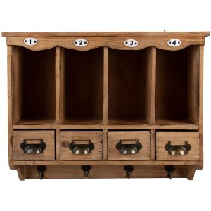 Armoire murale Clayre & Eef 5H0745 53x16x42 cm bois...