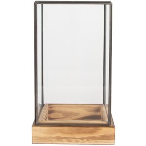 Clayre & Eef Mini Serre Décorative 14x14x24 cm