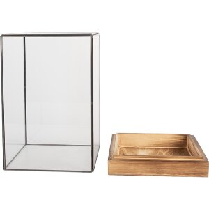 Clayre & Eef Mini Serre Décorative 14x14x24 cm