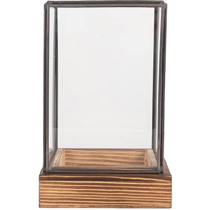 Clayre & Eef Mini Serre Décorative 12x12x19 cm