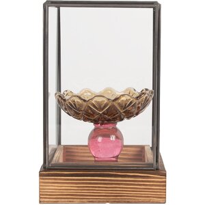 Clayre & Eef Mini Serre Décorative 12x12x19 cm