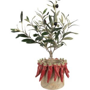 Pot de fleur Clayre & Eef Ø 21x17 cm...