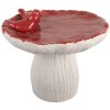 Clayre & Eef Champignon Décoratif 25x21 cm Blanc Rouge