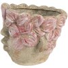 Clayre & Eef 6TE0583 Pot à Fleurs Terre Cuite Beige-Rose Ø 18 cm