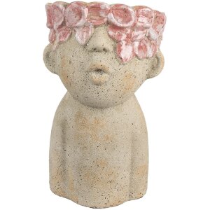 Clayre & Eef Pot de Fleurs Terre Cuite 16x15x25 cm...