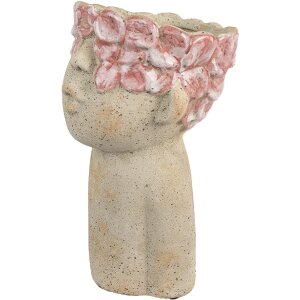 Clayre & Eef Pot de Fleurs Terre Cuite 16x15x25 cm...