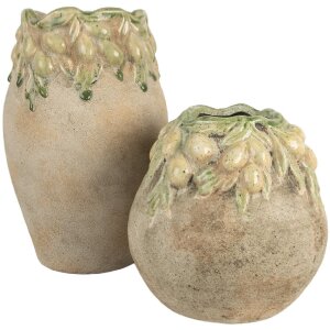 Pot de fleurs Clayre & Eef 6TE0585 Ø 18 cm...
