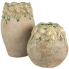 Pot de fleurs Clayre & Eef 6TE0585 Ø 18 cm Beige Jaune