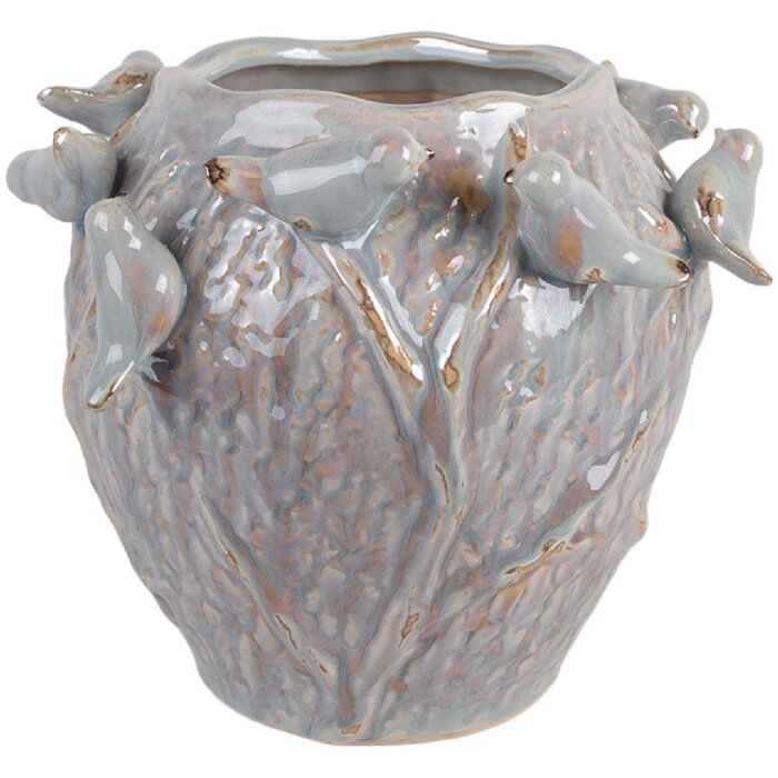 Clayre & Eef Pot à fleurs Terrakotta Ø 25x20 cm