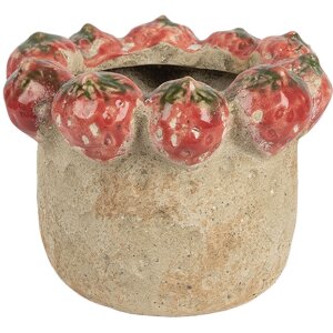 Pot de Fleurs Clayre & Eef Terrakotta Ø 15x11 cm