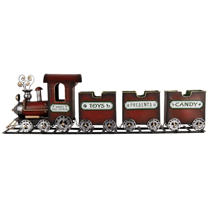 Décoration Train Vintage Clayre & Eef 95x19x28 cm