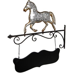 Panneau Décoratif Cheval Clayre & Eef 66x3x67 cm