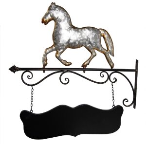 Panneau Décoratif Cheval Clayre & Eef 66x3x67 cm