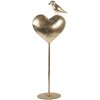 Clayre & Eef Coeur décoratif doré 24x11x68 cm