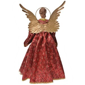 Décoration Ange Clayre & Eef 66251 26x15x44 cm Rouge et Doré