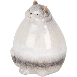 Décoration Chat Céramique 14x13x18 cm Clayre & Eef