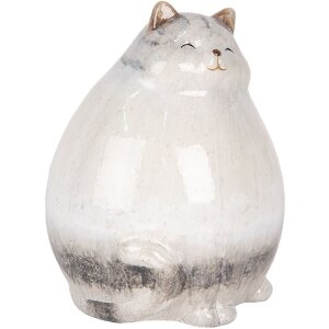 Décoration Chat Céramique 14x13x18 cm Clayre & Eef