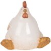 Clayre & Eef Poulet Décoratif Beige & Brun 18x14x17 cm