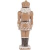 Cassecnoisette décoratif Clayre & Eef 6PR5532 Braun und Weiß