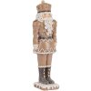 Cassecnoisette décoratif Clayre & Eef 6PR5532 Braun und Weiß
