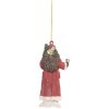 Clayre & Eef Décoration Suspension Père Noël 5x3x11 cm