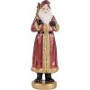 Décoration Père Noël Clayre & Eef 6PR5534 Rouge et Doré