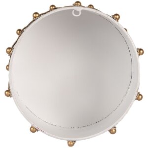 Clayre & Eef 6Y5806 Ensemble de 2 Tambours Décoratifs Ø 40x25 / Ø 26x17 cm
