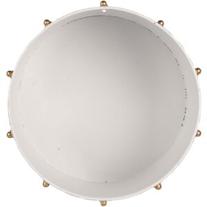 Clayre & Eef 6Y5806 Ensemble de 2 Tambours Décoratifs Ø 40x25 / Ø 26x17 cm