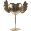 Coeur Décoratif Clayre & Eef 6Y5862 38x11x47 cm Or