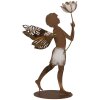 Décoration Ange Clayre & Eef 6Y5959 Or & Marron