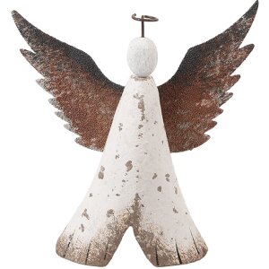 Clayre & Eef 6H2416M Ange Décoratif 14x4x15 cm